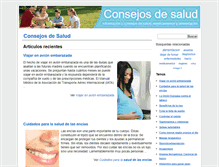 Tablet Screenshot of consejossalud.com